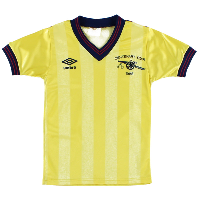 1985-86 Arsenal Centenary Away Shirt S.Boys