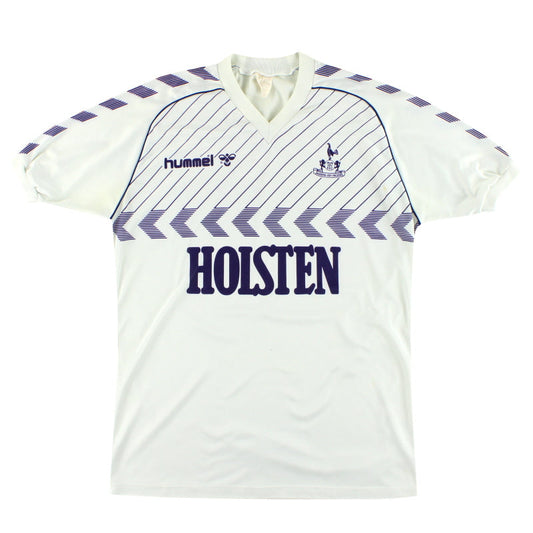 1985-87 Tottenham Hummel Home Shirt M - Classic Football Kit