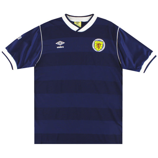 1985-88 Scotland Umbro Home Shirt S