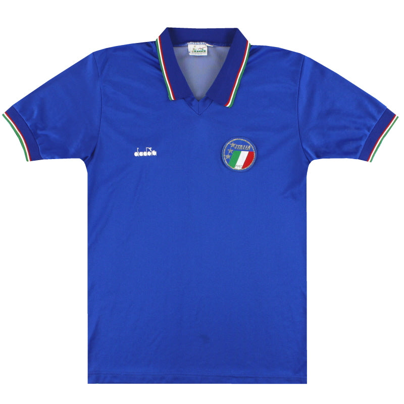 1986-90 Italy Diadora Home Shirt S