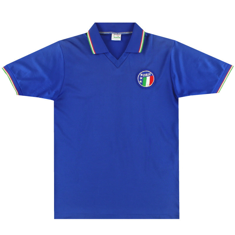 1986-90 Italy Diadora Home Shirt L