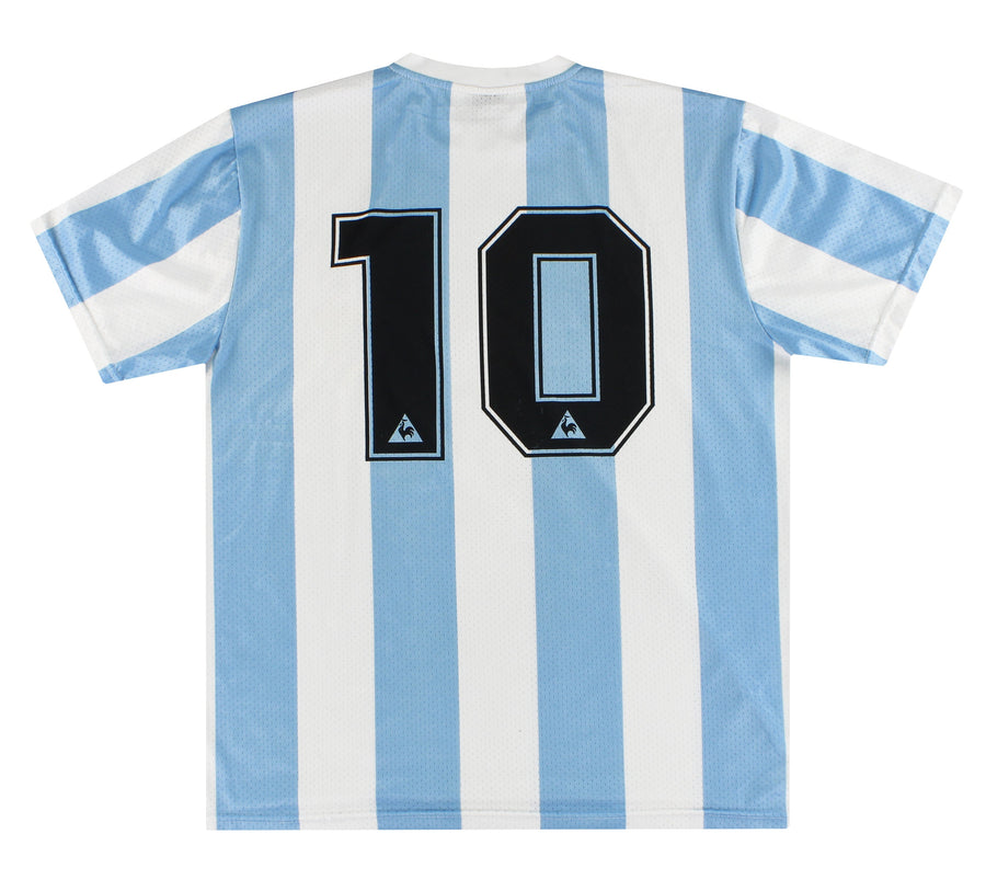 1986 Argentina Le Coq Sportif Re-issue Home Shirt #10 XL
