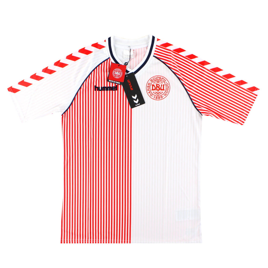 1986 Denmark Hummel 'DBU 86' Reissue Away Shirt *BNIB* M