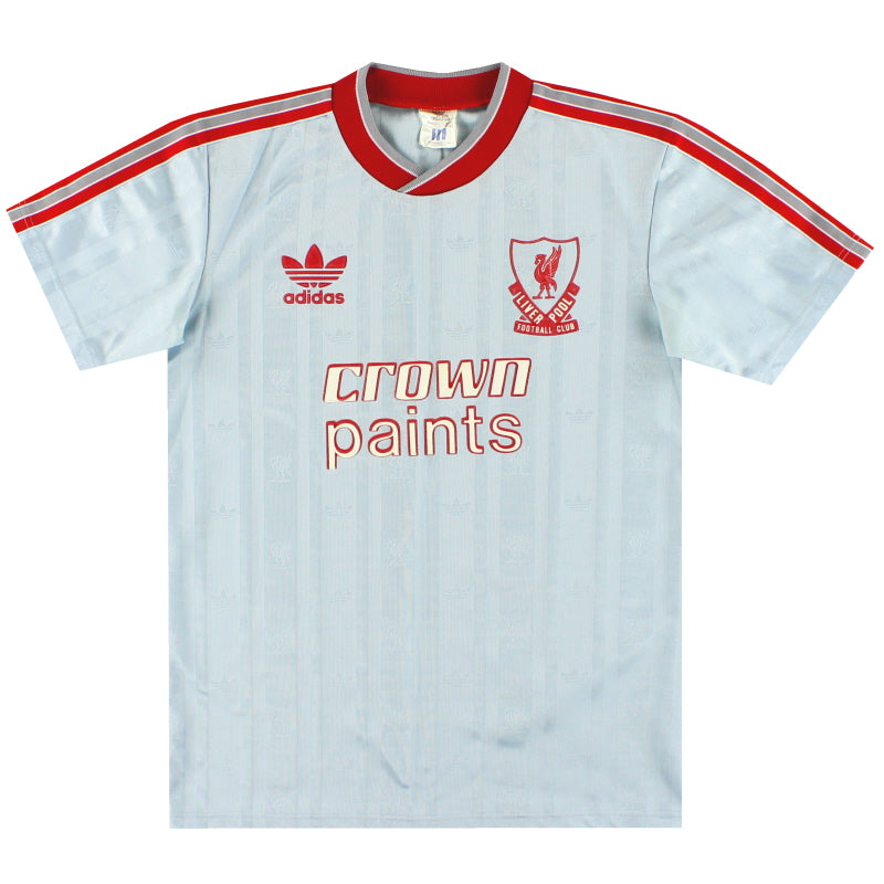 1987-88 Liverpool adidas Away Shirt L.Boys - Classic Football Kit