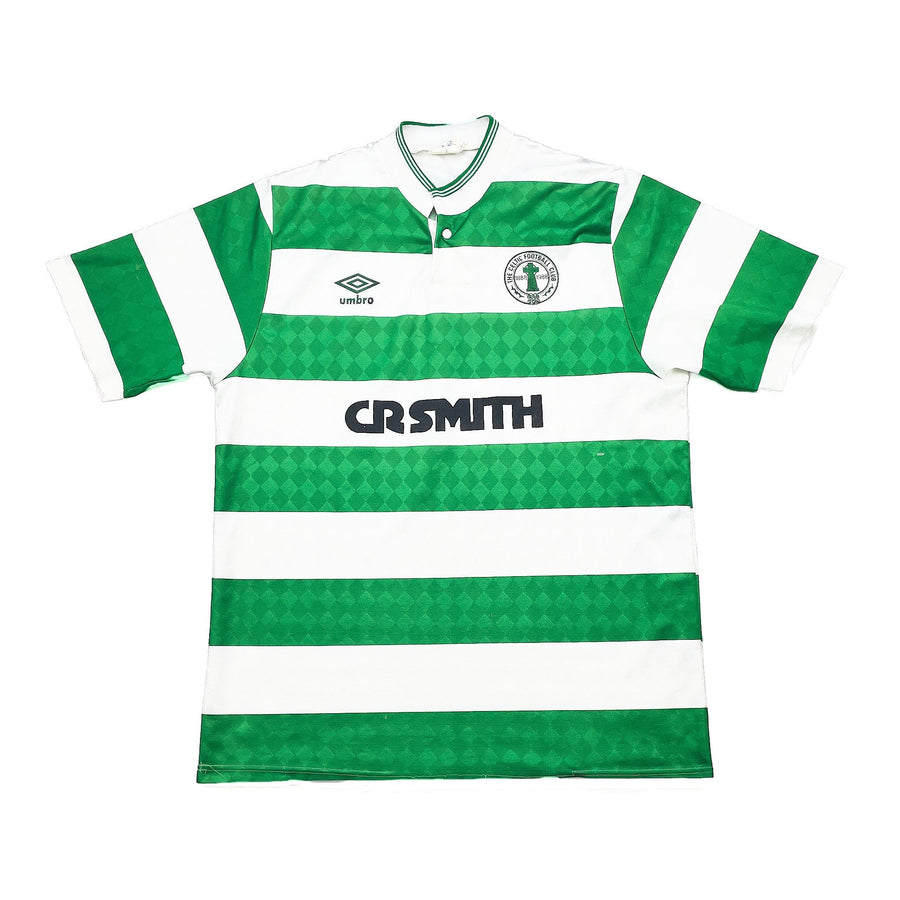 1987/89 Celtic Home Shirt (M) Umbro