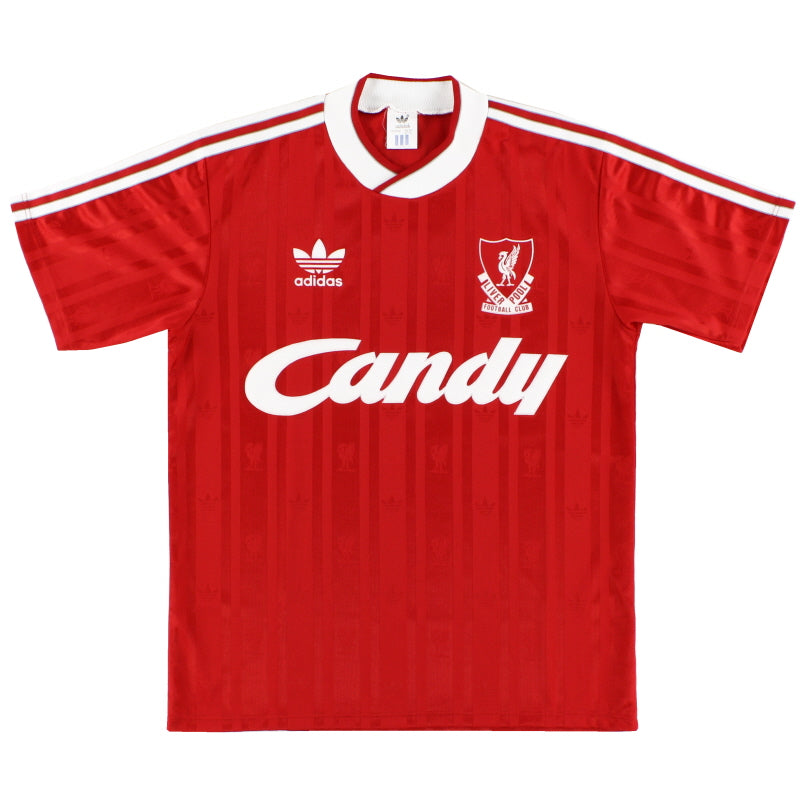 1988-89 Liverpool adidas Home Shirt Y