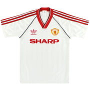 1988-90 Manchester United adidas Away Shirt S