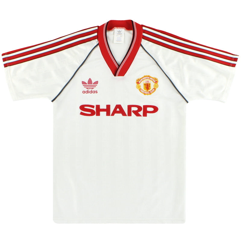 1988-90 Manchester United adidas Away Shirt S