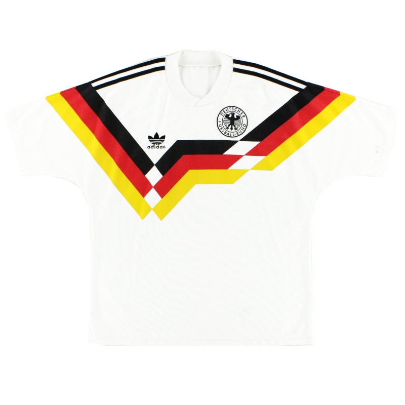 1988-90 West Germany adidas Home Shirt M/L