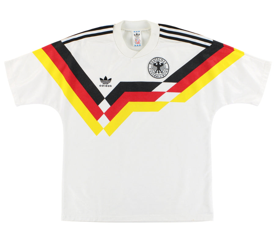 1988-90 West Germany adidas Home Shirt M