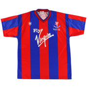 1989-90 Crystal Palace Bukta 'F.A Cup Final' Home Shirt L