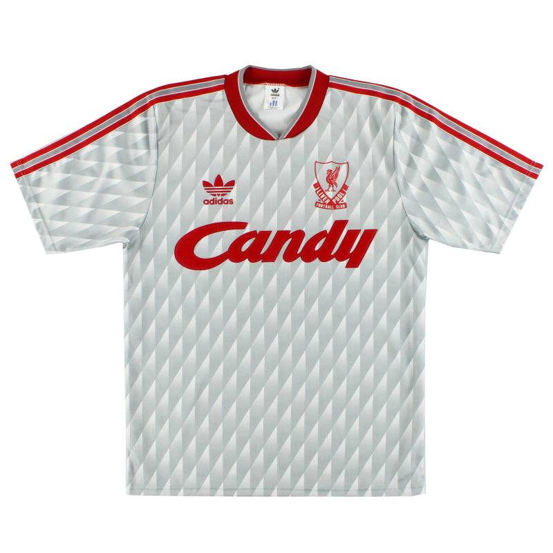 1989-91 Liverpool adidas Away Shirt M