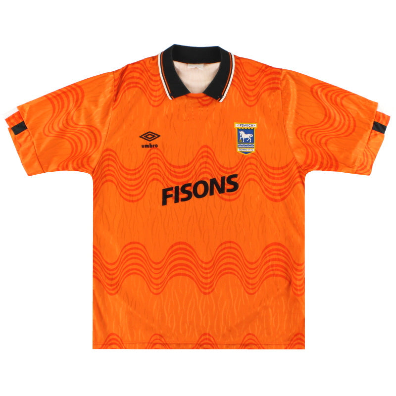 1989-92 Ipswich Umbro Away Shirt S