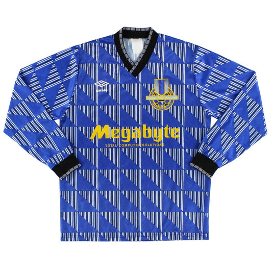 1990-91 Sliema Wanderers Umbro Home Shirt L/S