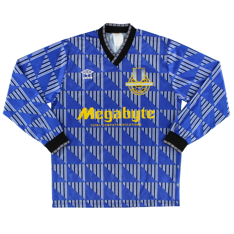 1990-91 Sliema Wanderers Umbro Home Shirt L/S