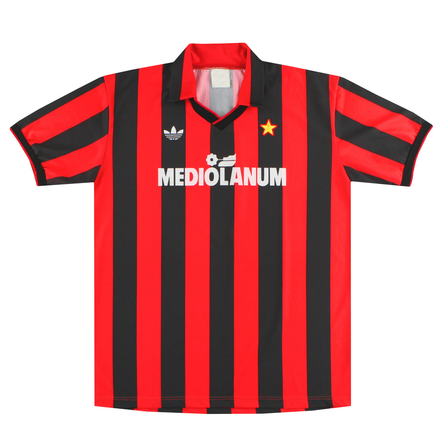 1990-91 AC Milan adidas Home Shirt #9 L
