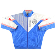 1990-91 Ajax Umbro Player Issue Track Jacket L