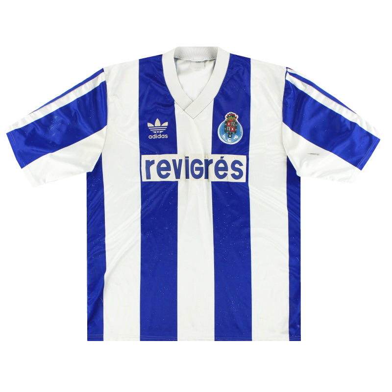 1990-92 Porto adidas Home Shirt L
