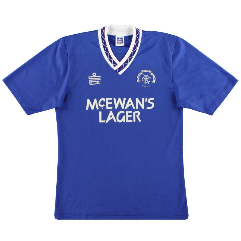 1990-92 Rangers Admiral Home Shirt S
