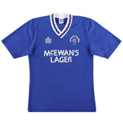 1990-92 Rangers Admiral Home Shirt XL