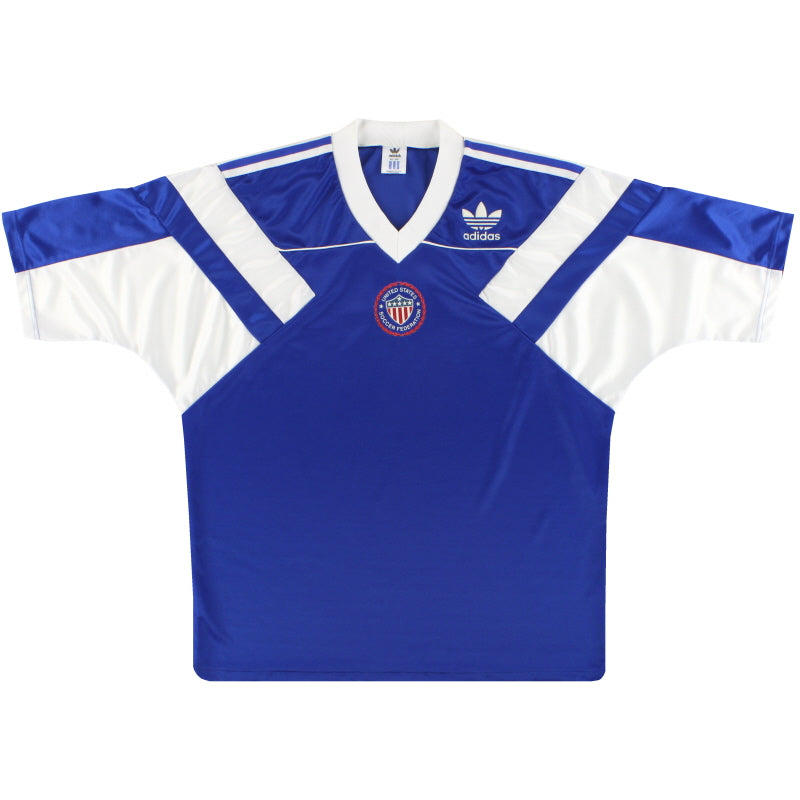 1990-92 USA adidas Away Shirt L