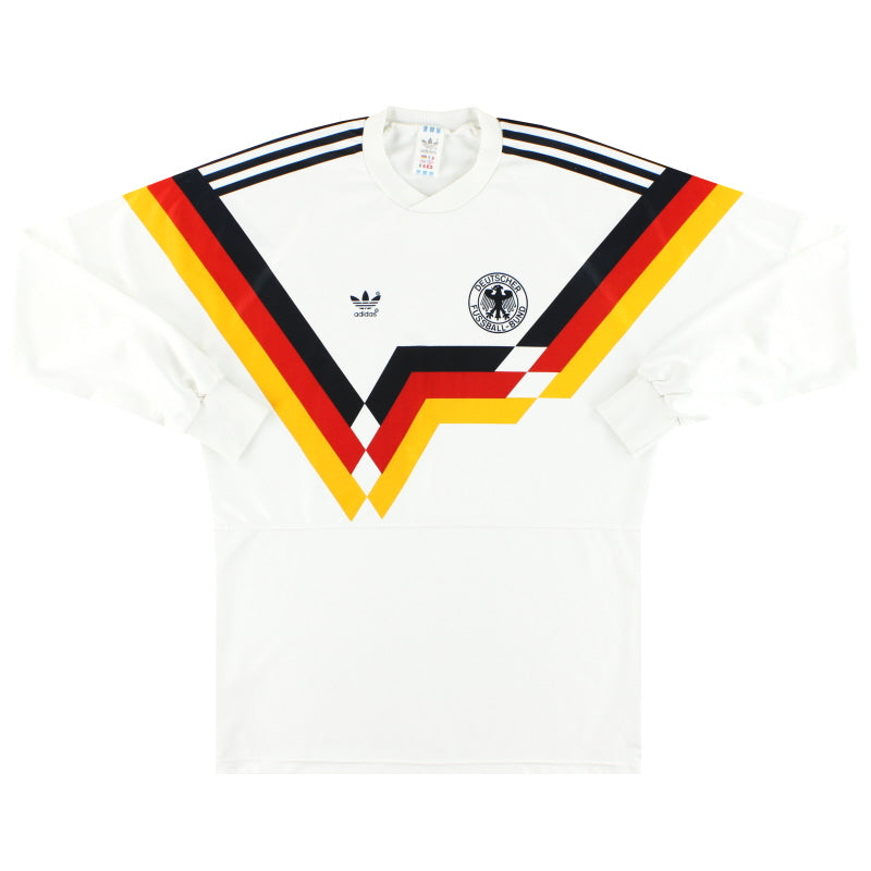 1990-92 West Germany adidas Home Shirt L/S