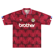 1990-92 Manchester City Umbro Away Shirt L