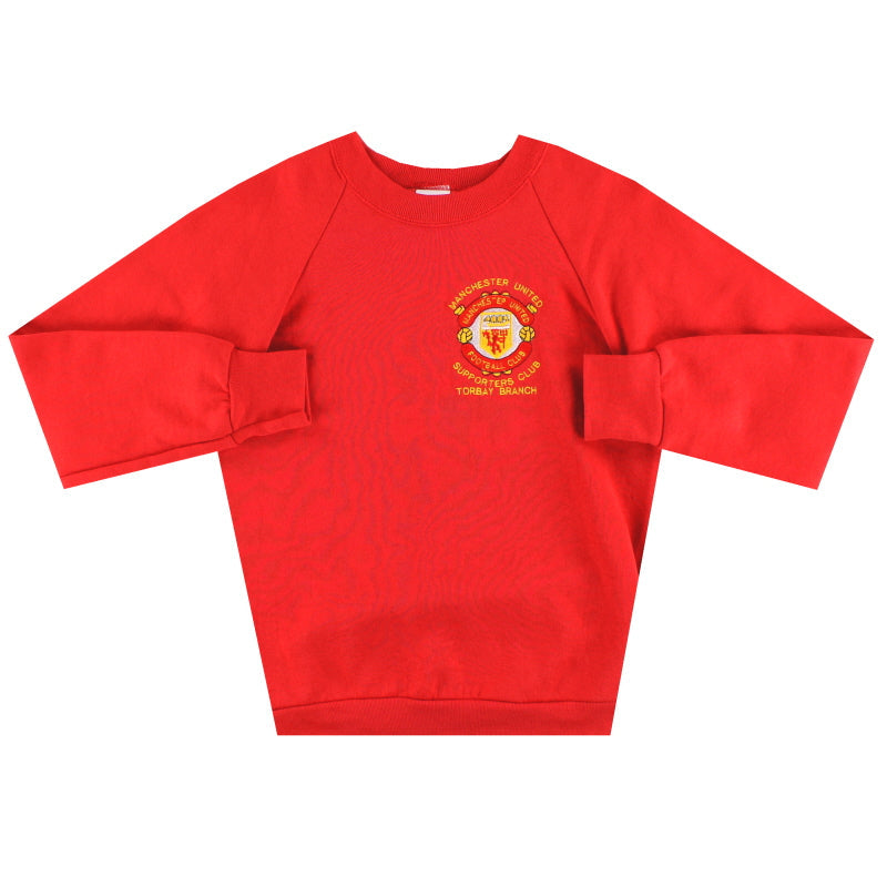 1990 Manchester United Supporters Club 'Torbay Branch' Sweatshirt S"
