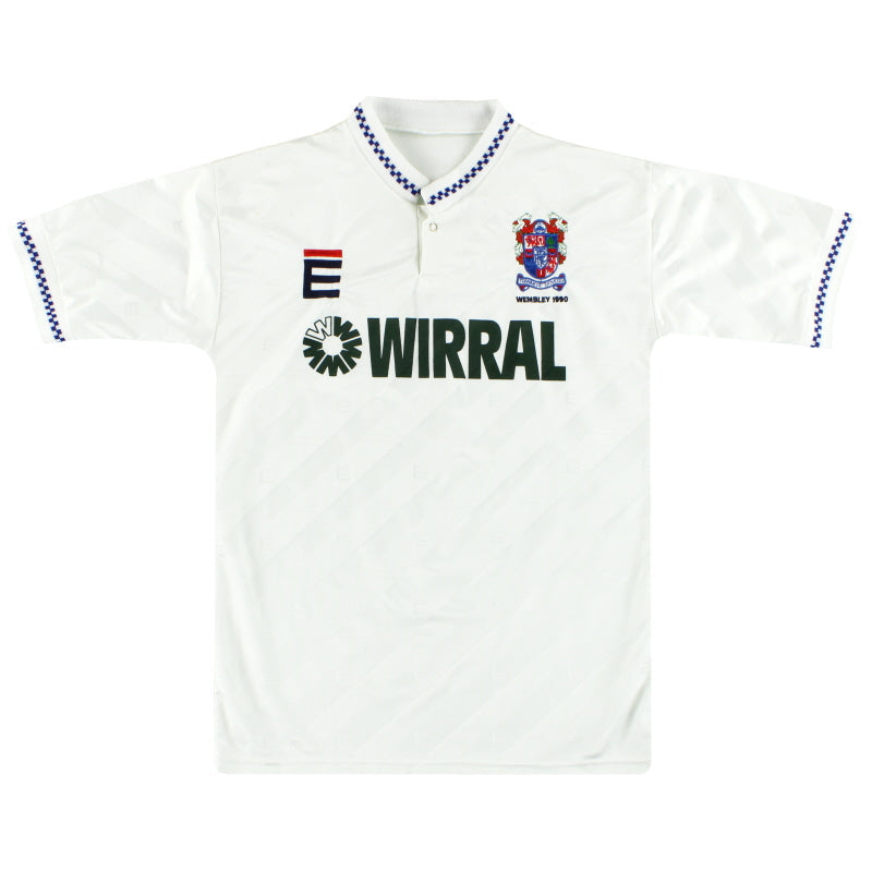 1990 Tranmere Rovers 'Wembley 1990' Home Shirt M