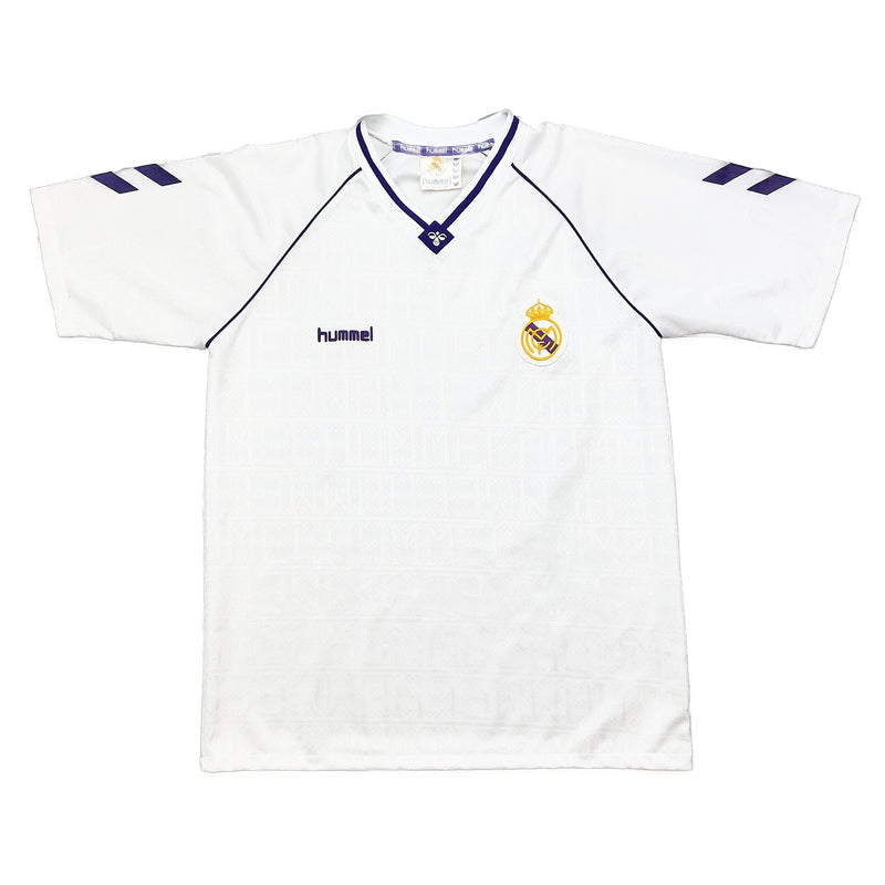 1990/91 Real Madrid Home Shirt (XL) Hummel