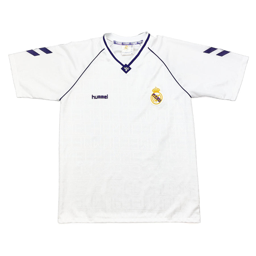 1990/91 Real Madrid Home Shirt (XL) Hummel