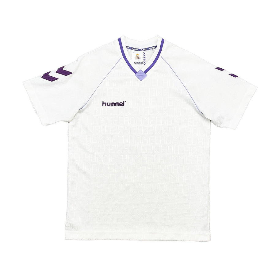 1990/91 Real Madrid Template Home Shirt (S) Hummel