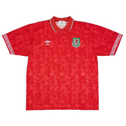 1990/92 Wales Home Shirt (L) Umbro