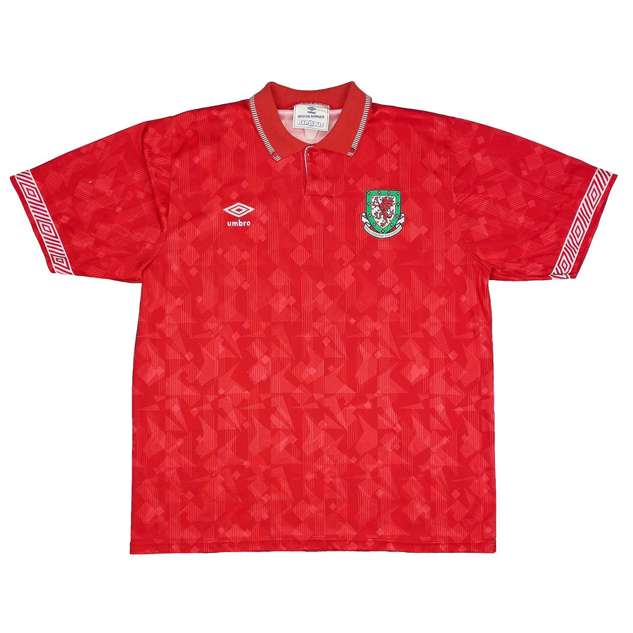 1990/92 Wales Home Shirt (L) Umbro