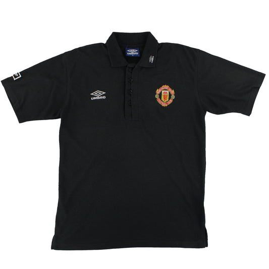 1990s Manchester United Umbro Polo Shirt L