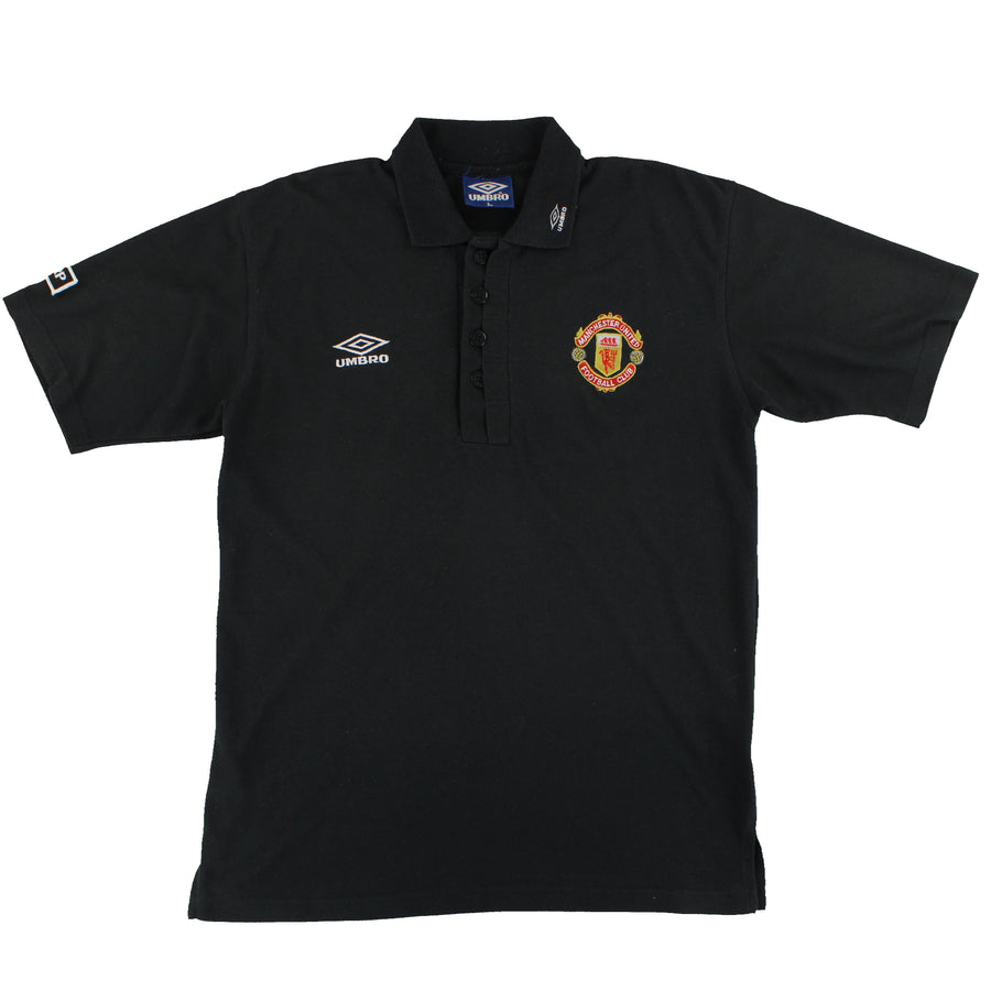 1990s Manchester United Umbro Polo Shirt L