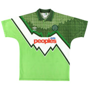1991-92 Celtic Umbro Away Shirt L