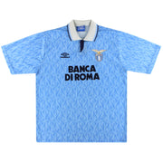 1992-93 Lazio Umbro Home Shirt XL