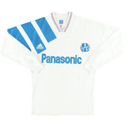 1991-92 Olympique Marseille adidas Home Shirt L/S