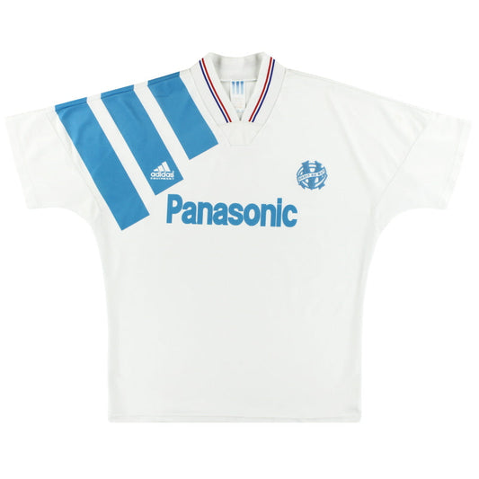 1991-92 Olympique Marseille adidas Home Shirt M/L