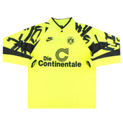 1991-92 Borussia Dortmund Nike Home Shirt L/S *Mint* XXL