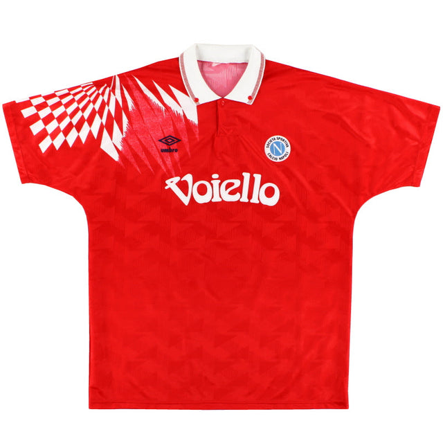 1991-93 Napoli Umbro Third Shirt *Mint* XL