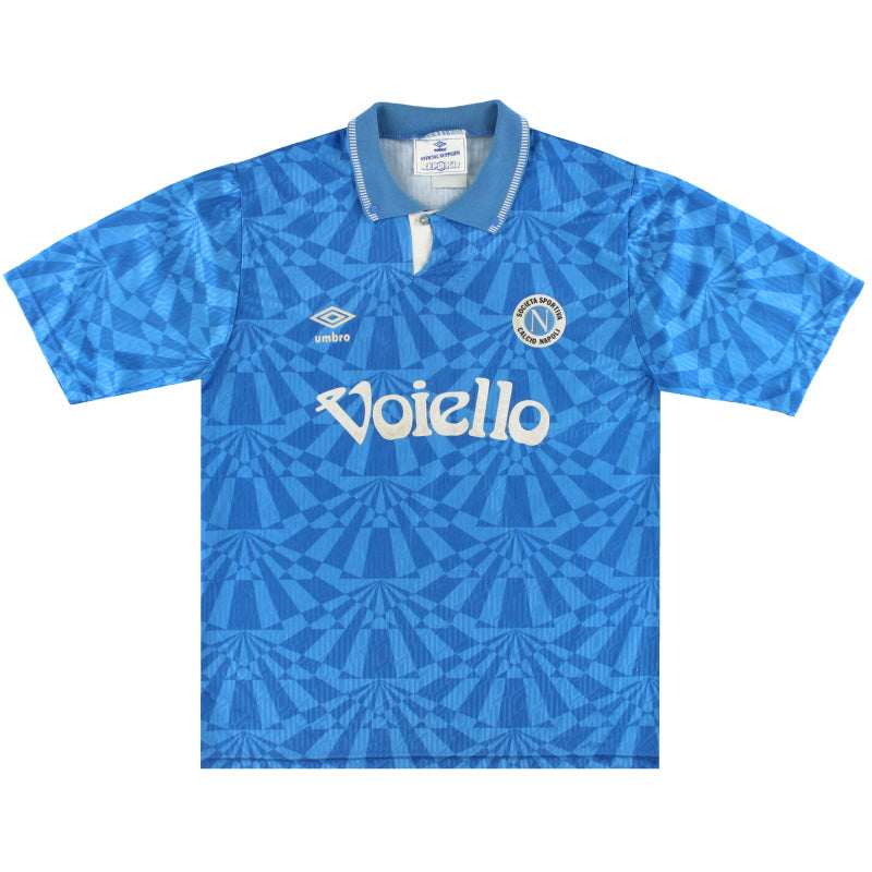 1991-93 Napoli Umbro Home Shirt XL