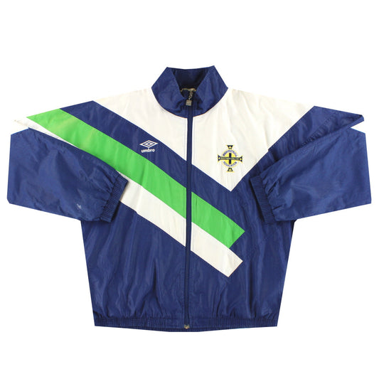 1991-93 Northern Ireland Umbro Track Jacket  XL