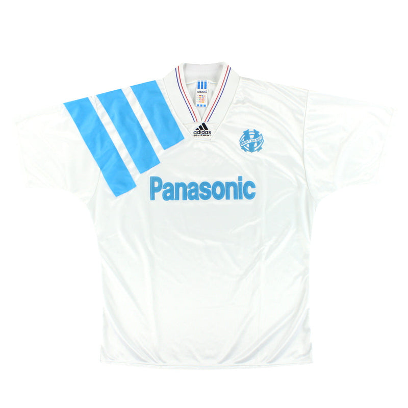 1992-92 Olympique Marseille adidas Home Shirt *Mint* XL