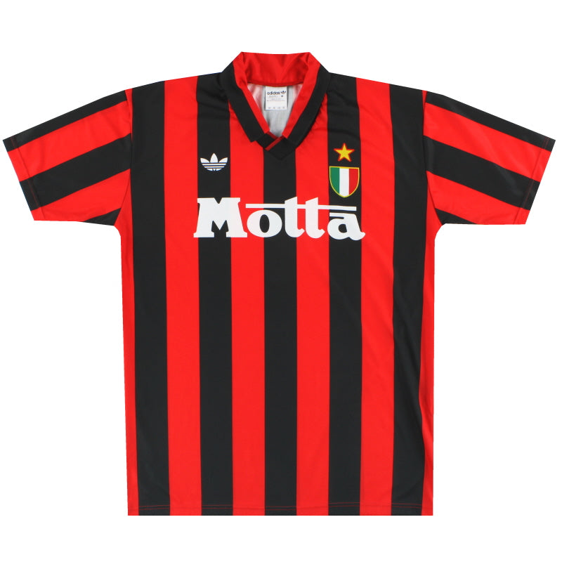 1992-93 AC Milan adidas Home Shirt S