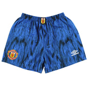 1992-93 Manchester United Umbro Away Shorts S
