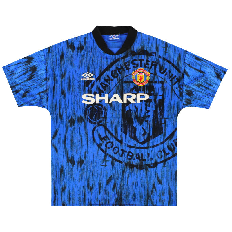 1992-93 Manchester United Umbro Away Shirt XL