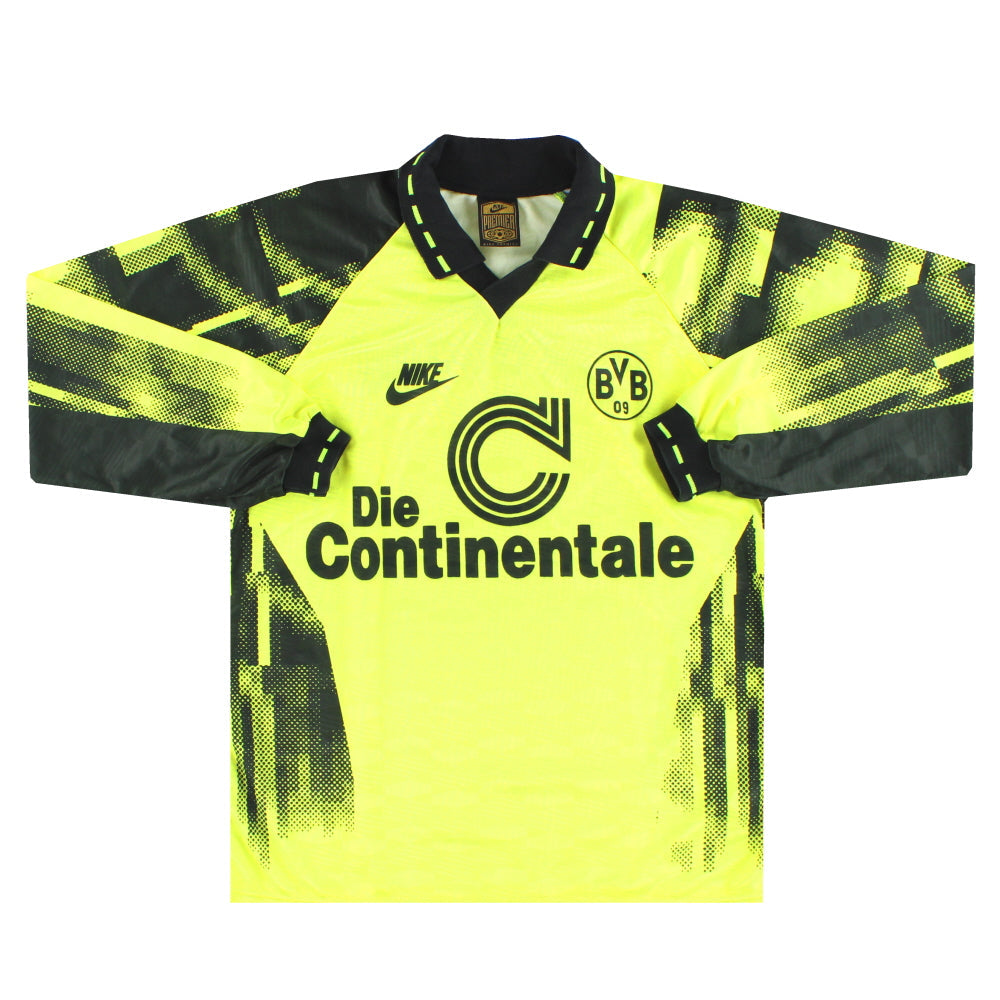 1992-93 Borussia Dortmund Nike Home Shirt L/S M