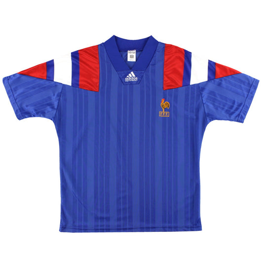 1992-94 France adidas Home Shirt L